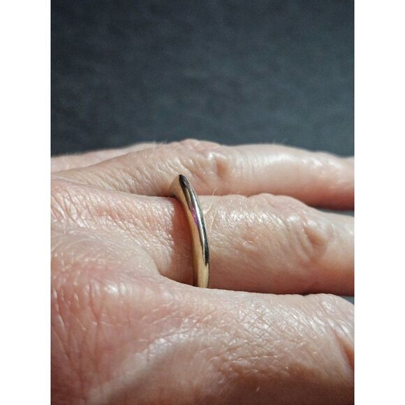 Fossil silver tone ring size 8 - Picture 2 of 8